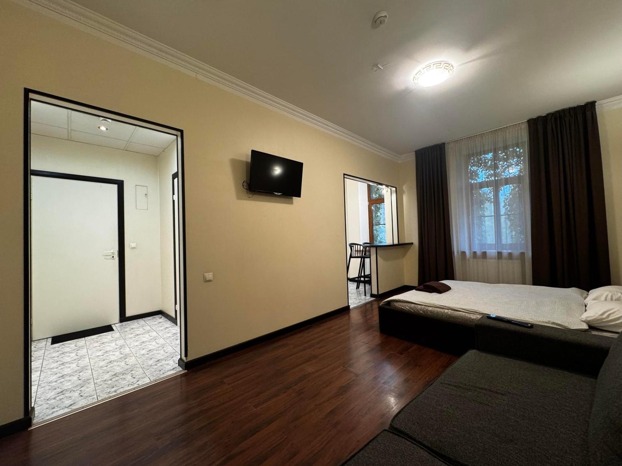 Aparthotel Рига Экстерьер фото A room at the hotel