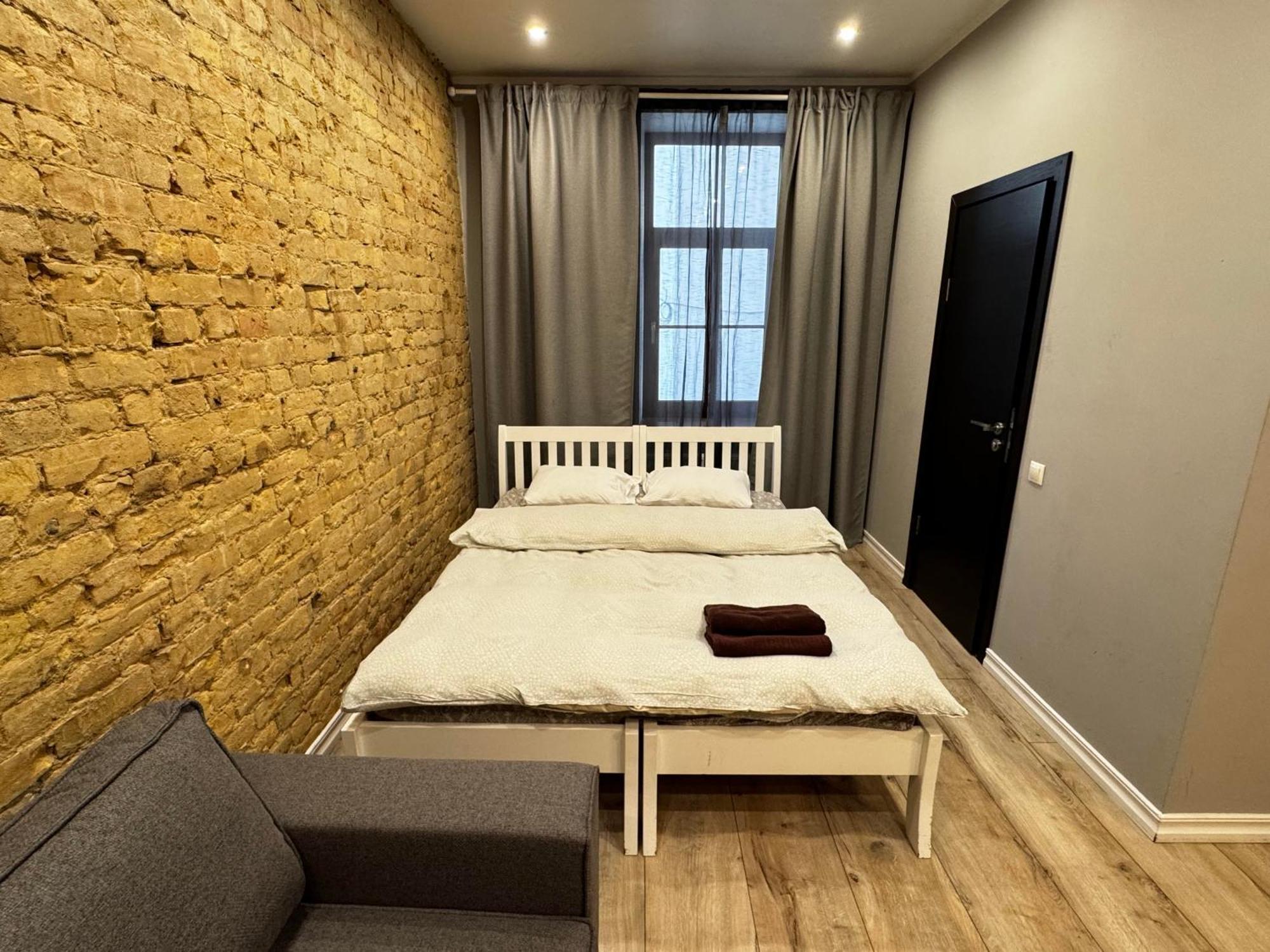 Aparthotel Рига Экстерьер фото A typical micro apartment in Warsaw, Poland