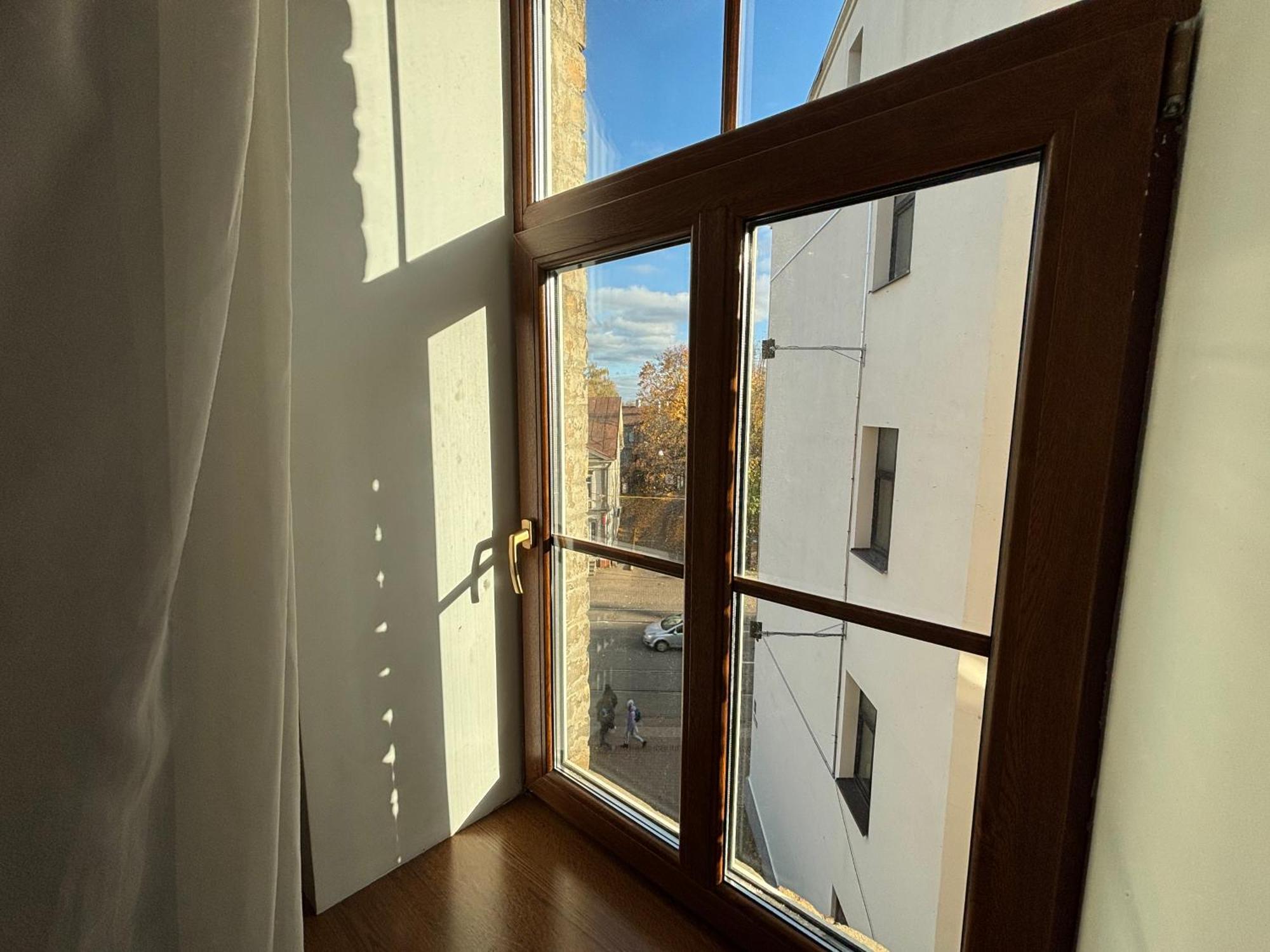 Aparthotel Рига Экстерьер фото A window