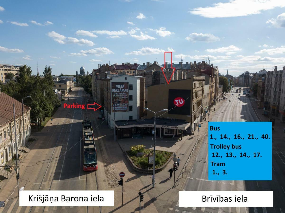 Aparthotel Рига Экстерьер фото Location of the bus stop